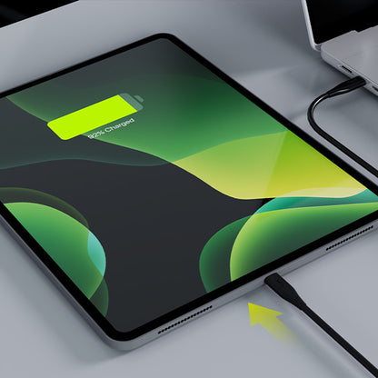 USB-C Data- och Laddningskabel - USB-C Allity. AUC-02, 100W, 2m, Svart