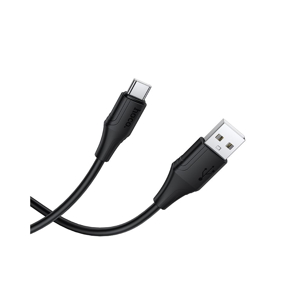 Data- och laddningskabel USB-A - USB-C HOCO X124, 18W, 1m, Svart
