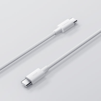 USB-C - USB-C Xiaomi Data- och Laddningskabel, 60W, 1m, Vit BHR0878GL
