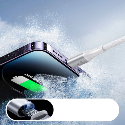 USB-A - Lightning Joyroom S-A28 Flash data- och laddningskabel, 18W, 1m, Vit