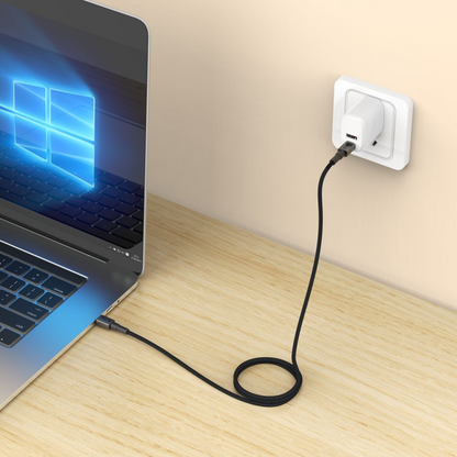 USB-C till USB-C data- och laddningskabel Tech-Protect Ultraboost DNA MagTwist, 100W, 1m, Grå