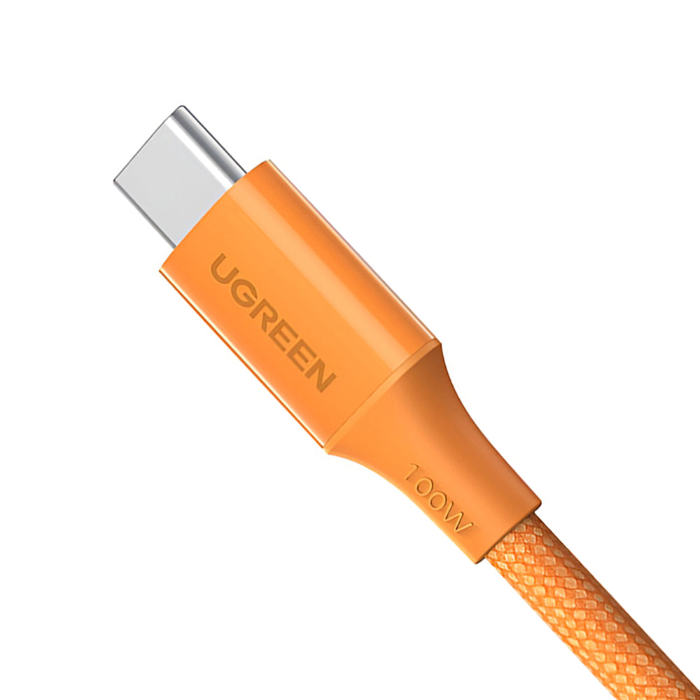 USB-C Data- och Laddningskabel - USB-C UGREEN L502, 100W, 1m, Orange