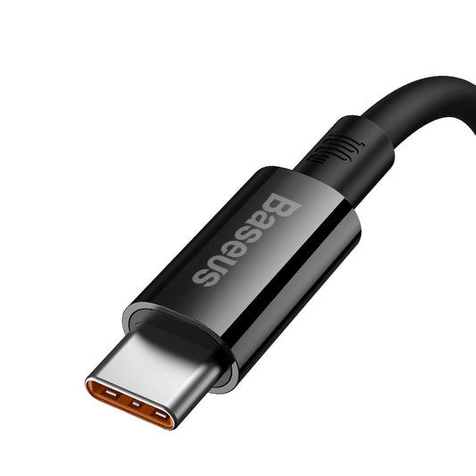 Data- och laddningskabel USB-A - USB-C Baseus Superior Series, 100W, 2m, Svart P10320102114-02