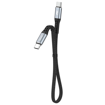 USB-C Data- och Laddningskabel - USB-C Dudao L10C, 100W, 0.23m, Svart