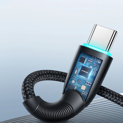 USB-A till USB-C data- och laddningskabel Joyroom S-A32, 100W, 1m, Svart