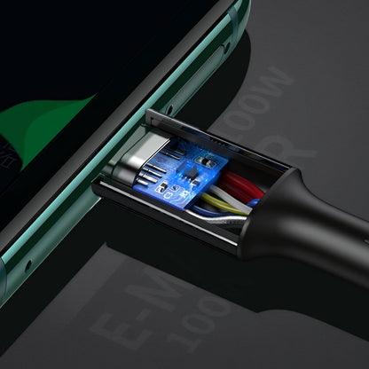 USB-C till USB-C data- och laddningskabel UGREEN US300, 100W, 2m, Vit