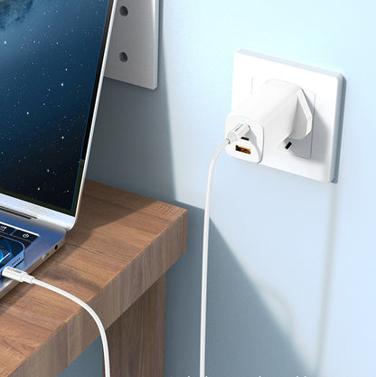 USB-C - Lightning Data and Charging Cable BLUE Power BBX36, 18W, 1m, White