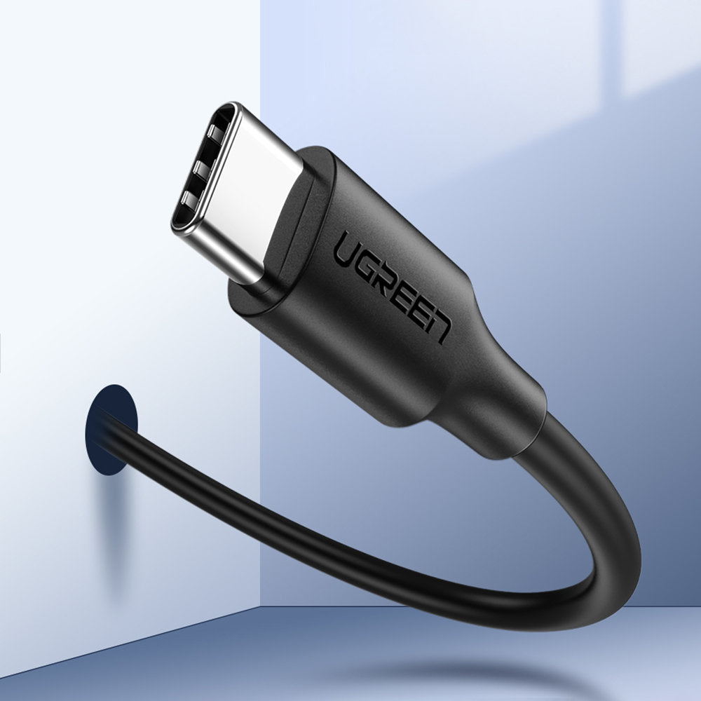 USB-C till USB-C data- och laddningskabel UGREEN US286, 60W, 1m, Svart