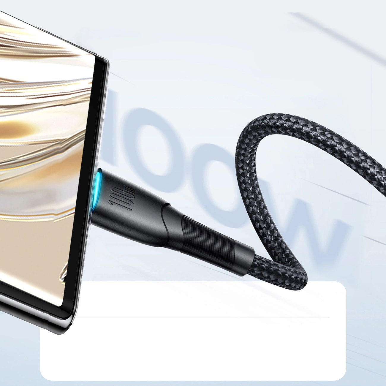 USB-A till USB-C data- och laddningskabel Joyroom S-A32, 100W, 1m, Svart