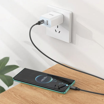 USB-C till USB-C Data- och Laddningskabel HOCO X91, 60W, 3m, Svart