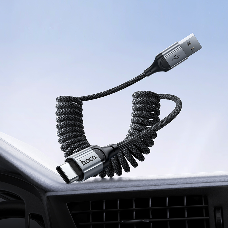 USB-A till USB-C Data- och Laddningskabel HOCO X121, 18W, 1.5m, Svart