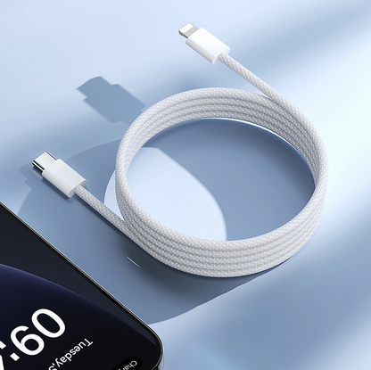 USB-C till Lightning Data- och Laddningskabel Joyroom S-A45, 30W, 1m, Vit