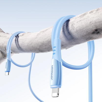 USB-C to Lightning Data and Charging Cable Joyroom S-A59 Vibrant, 30W, 1.2m, Blue