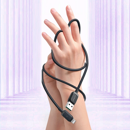 USB-A to Lightning Data and Charging Cable Joyroom S-A14, 18W, 1.2m, Black