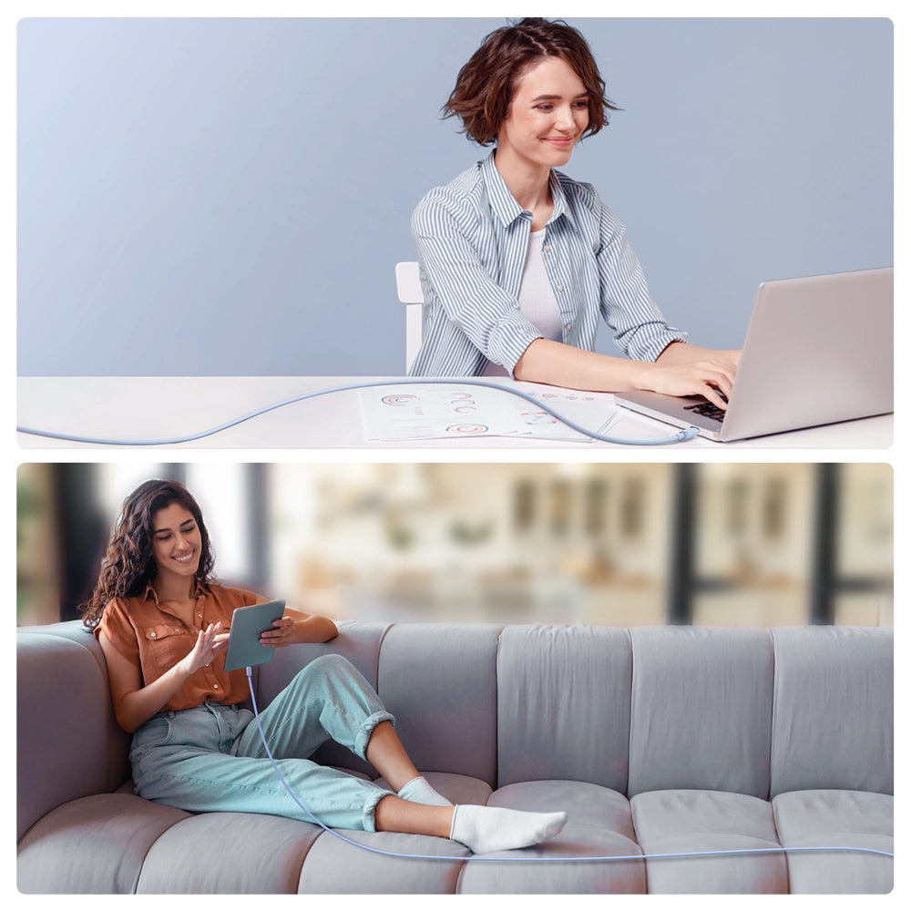 USB-C till Lightning data- och laddningskabel Joyroom S-A14, 20W, 1,2m, Blå