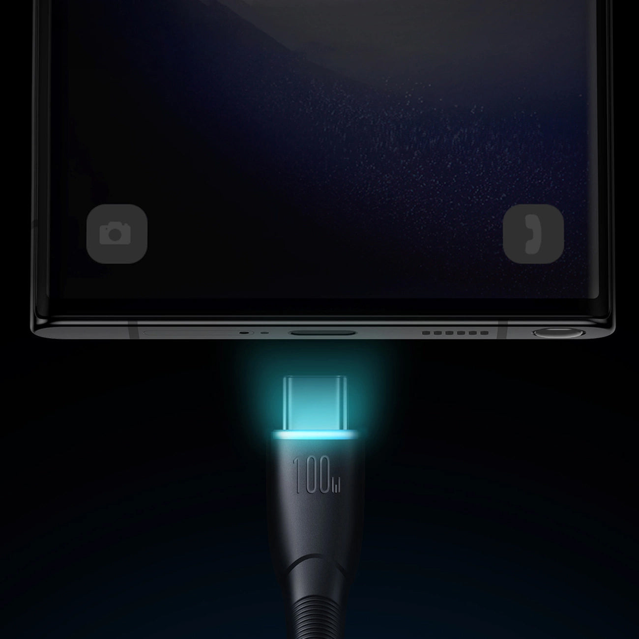 USB-A till USB-C data- och laddningskabel Joyroom S-A32, 100W, 1m, Svart