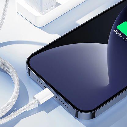 USB-C till Lightning Data- och Laddningskabel Joyroom S-A45, 30W, 1m, Vit