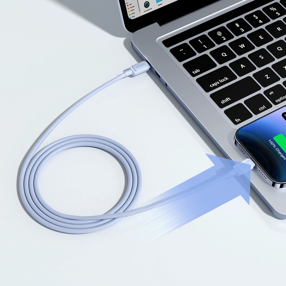 USB-C till Lightning data- och laddningskabel Joyroom S-A14, 20W, 1,2m, Blå