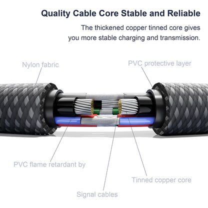Data- och laddningskabel USB-A - Lightning Lito LD14, 18W, 1m, Svart