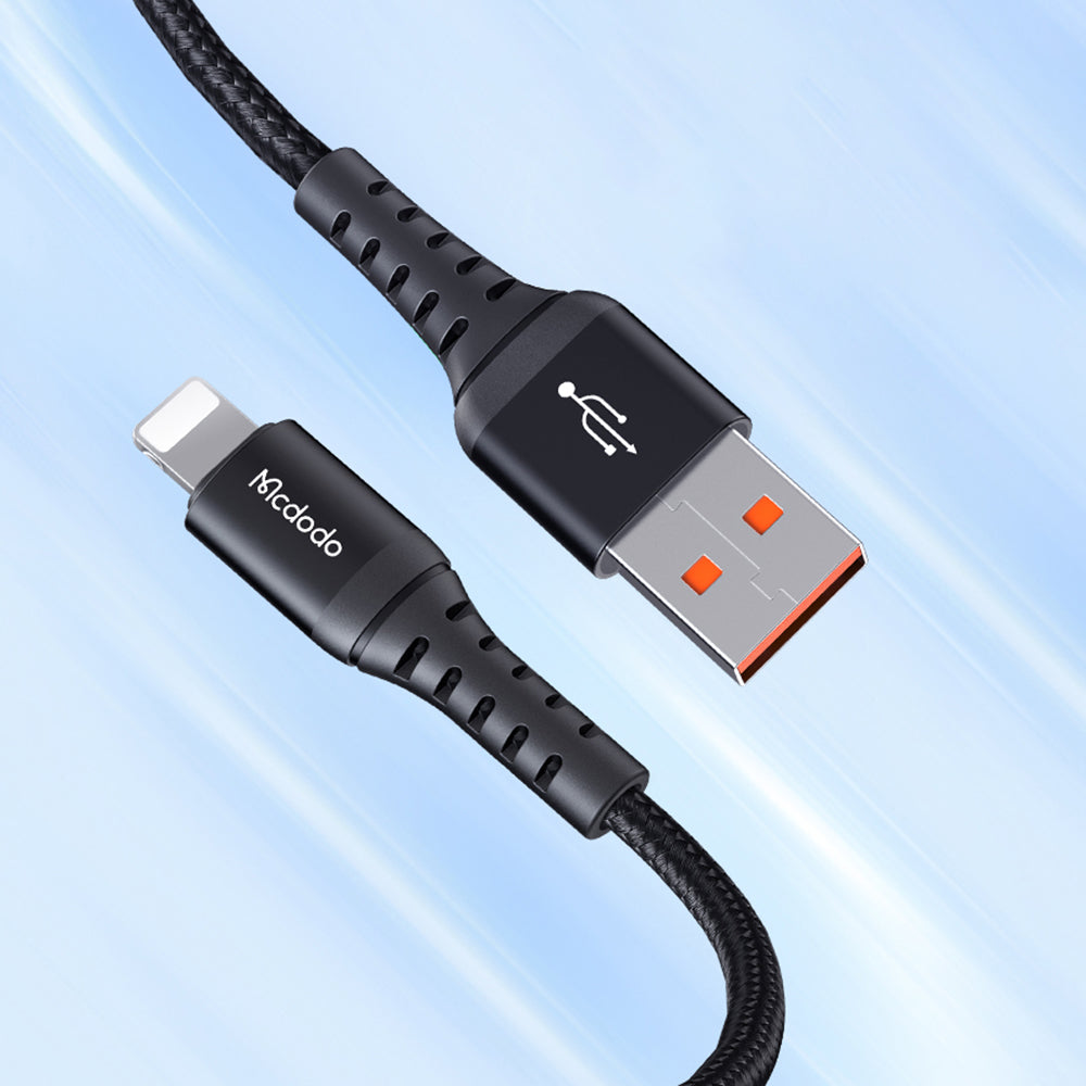 USB-A to Lightning McDodo CA-2261 Data and Charging Cable, 18W, 1m, Black