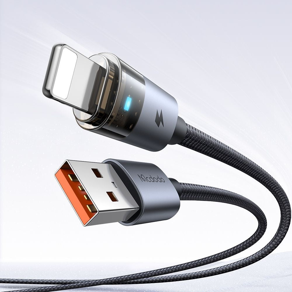 Data- och laddningskabel USB-A - Lightning McDodo CA-6910, 18W, 1.2m, Svart