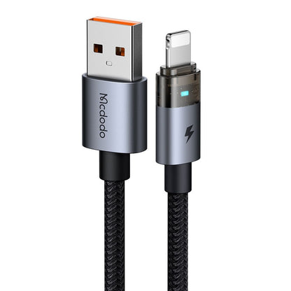 Data- och laddningskabel USB-A - Lightning McDodo CA-6910, 18W, 1.2m, Svart