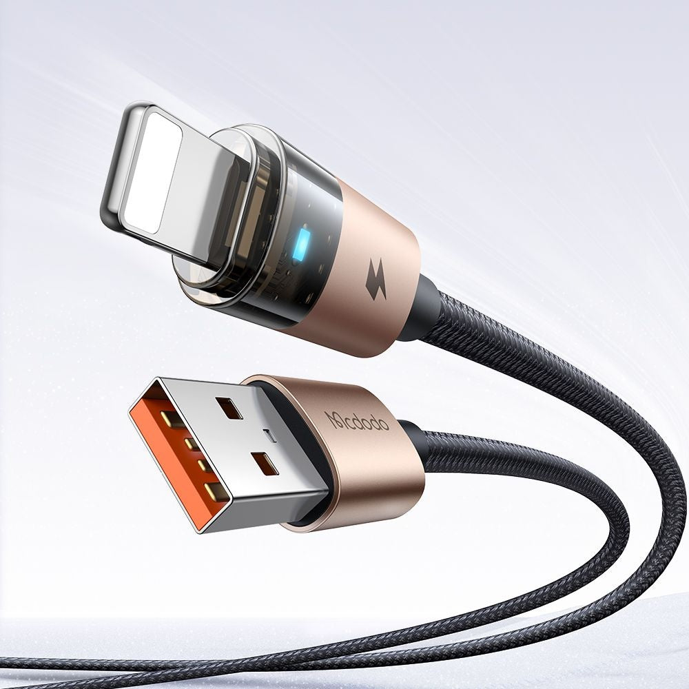 USB-A - Lightning McDodo CA-6911 data- och laddningskabel, 18W, 1.2m, Guld