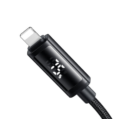 USB-A - Lightning McDodo CA-7970 Display data- och laddningskabel, 18W, 1.2m, Svart