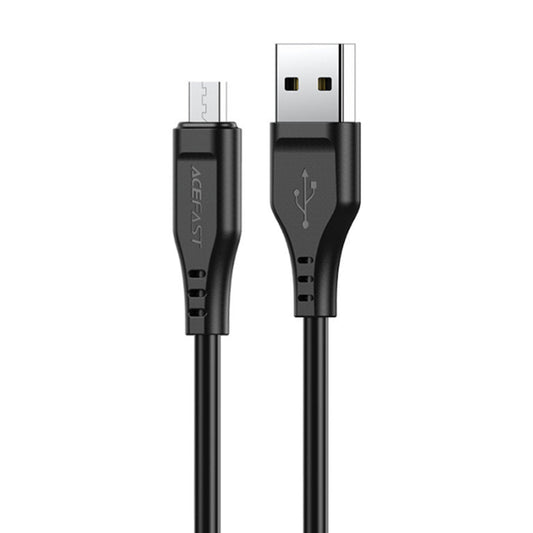 Data- och laddningskabel USB-A - microUSB Acefast C3-09, 18W, 1.2m, Svart