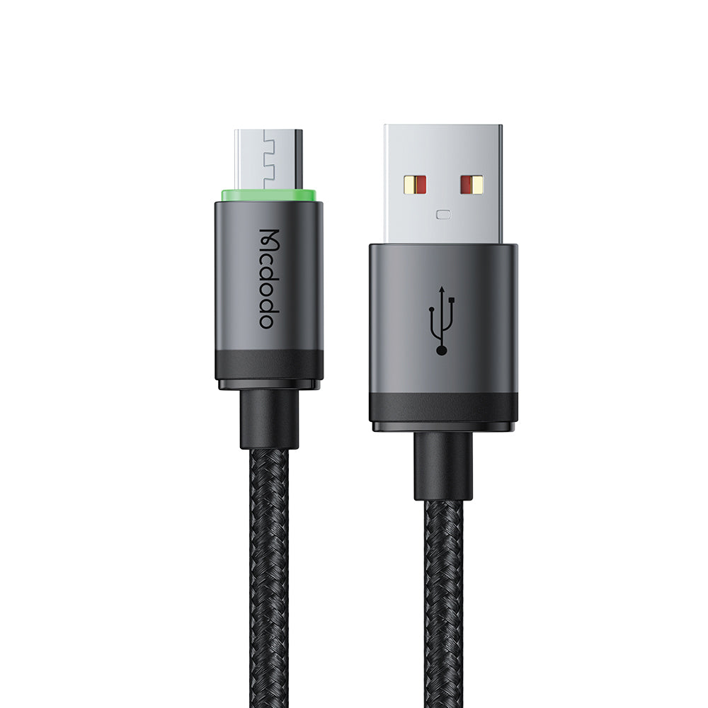 USB-A - microUSB-laddnings- och datakabel McDodo CA-3990, 18W, 1m, Svart