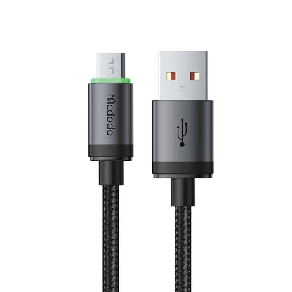 USB-A - microUSB-laddnings- och datakabel McDodo CA-3990, 18W, 1m, Svart