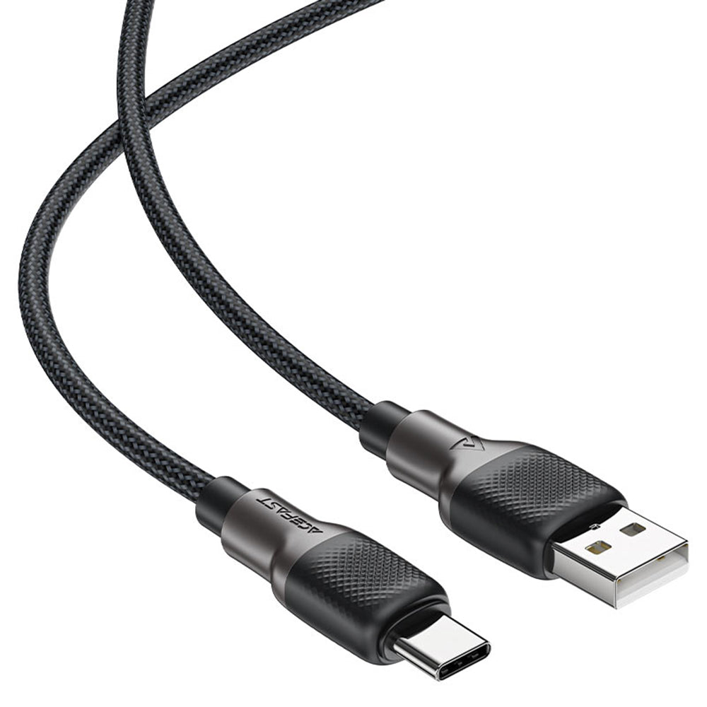 Data- och laddningskabel USB-A till USB-C Acefast C10-04, 18W, 1.2m, Svart