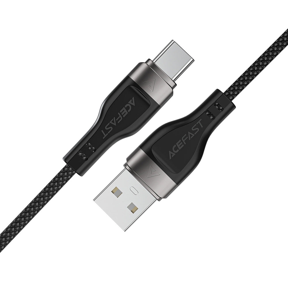 Data- och laddningskabel USB-A - USB-C Acefast C11-04, 18W, 1.2m, Svart
