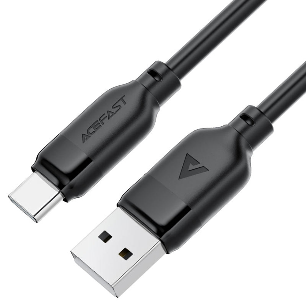 USB-A - USB-C Acefast C16-04 data- och laddningskabel, 18W, 1.2m, Svart
