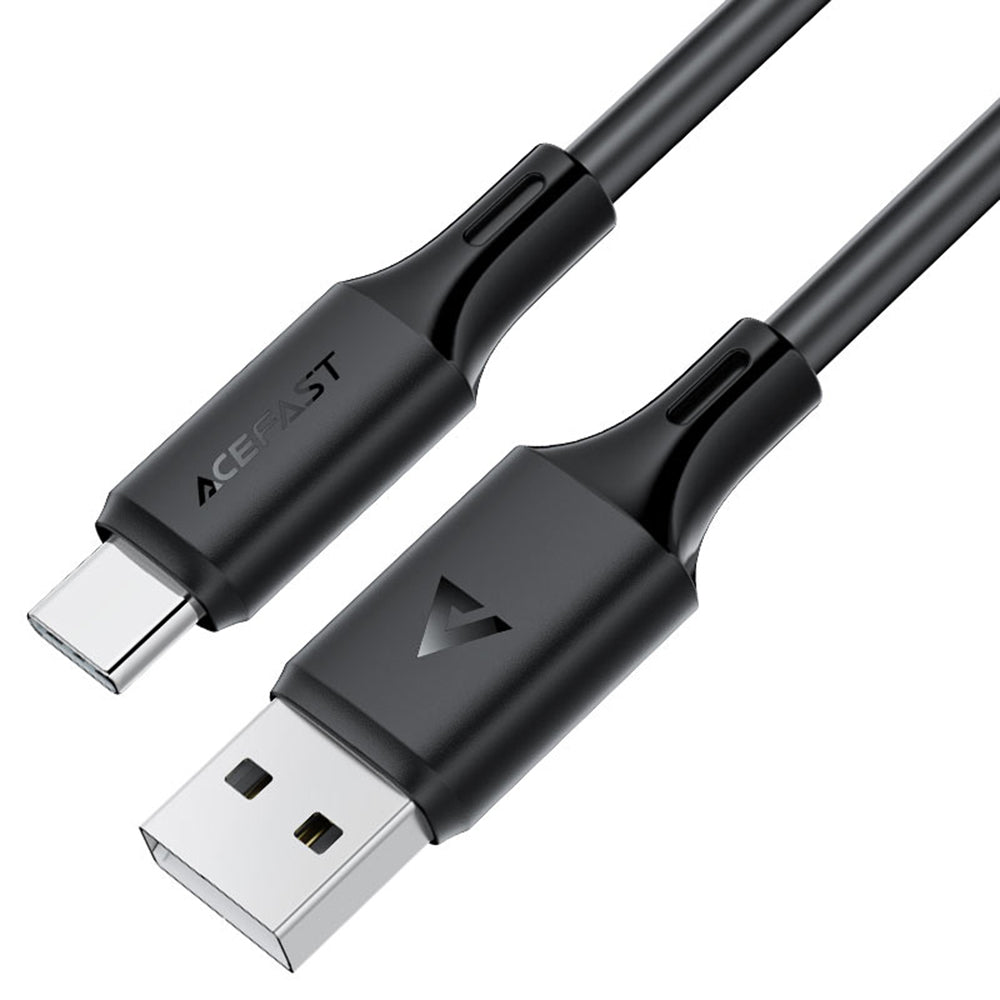 Data- och laddningskabel USB-A - USB-C Acefast C17-04, 18W, 1.2m, Svart