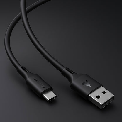 Data- och laddningskabel USB-A - USB-C Acefast C17-04, 18W, 1.2m, Svart