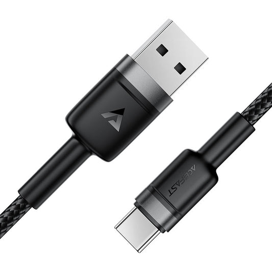 Data- och laddningskabel USB-A till USB-C Acefast C22-04, 18W, 1.2m, Svart