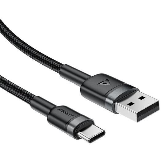 Data- och laddningskabel USB-A till USB-C Acefast C22-04, 18W, 1.2m, Svart