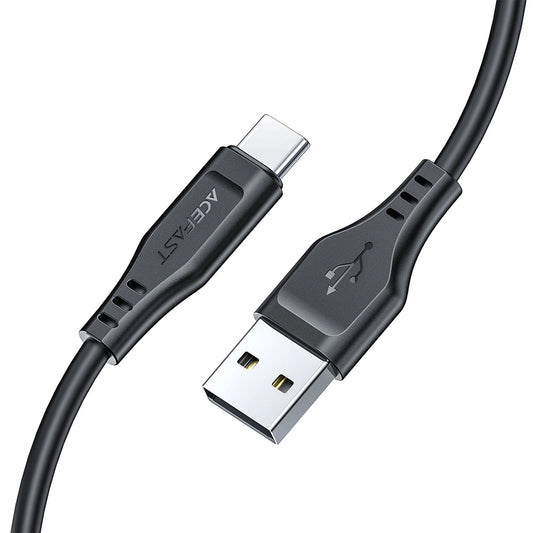 USB-A - USB-C Acefast C3-03 data- och laddningskabel, 60W, 1.2m, Svart