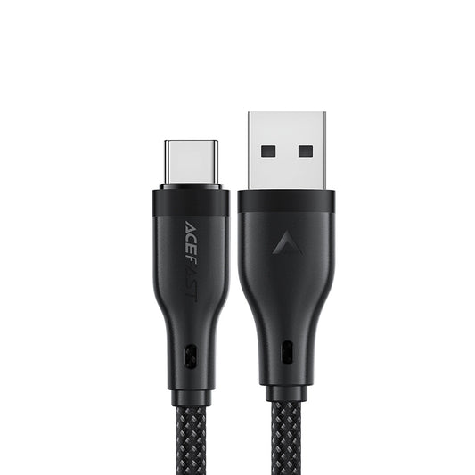 Data- och laddningskabel USB-A till USB-C Acefast C8-04, 18W, 1.2m, Svart