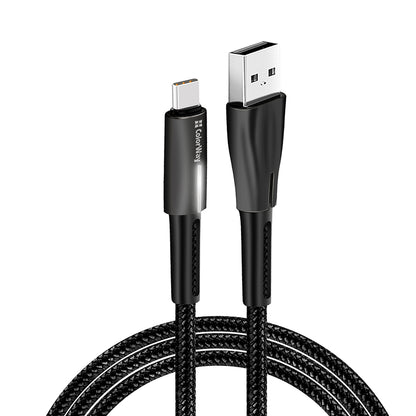 Data- och laddningskabel USB-A - USB-C ColorWay CW-CBUC035, 18W, 1m, Svart