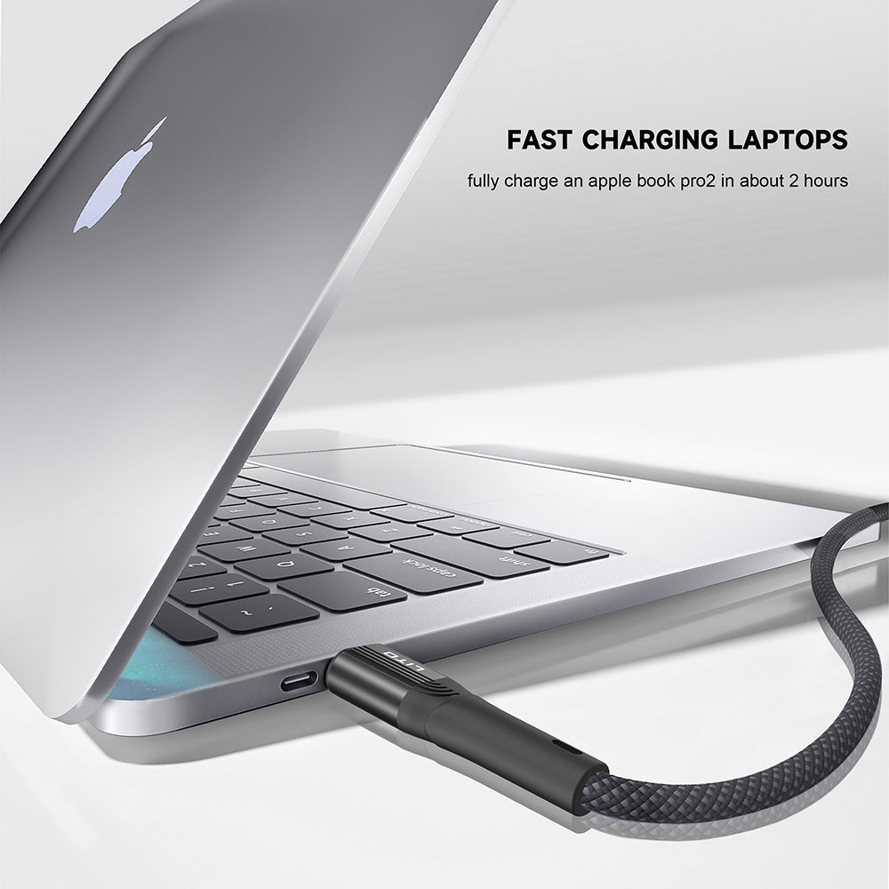 USB-A to USB-C Data and Charging Cable Lito LD14, 60W, 1m, Black
