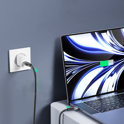 Data- och laddningskabel USB-A - USB-C Lito LD23T, 18W, 1m, Grå