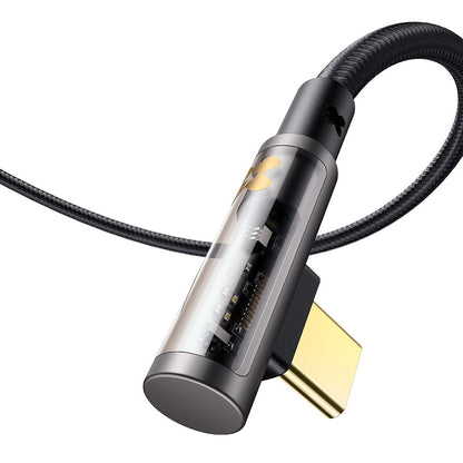 Data- och laddningskabel USB-A - USB-C McDodo CA-3380 Angled, 100W, 1.2m, Svart