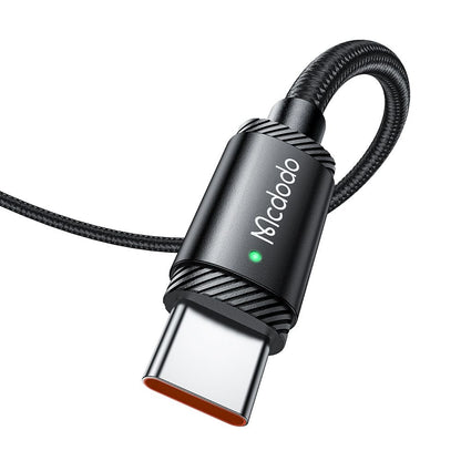 USB-A till USB-C data- och laddningskabel McDodo CA-4730, 120W, 1.5m, Svart