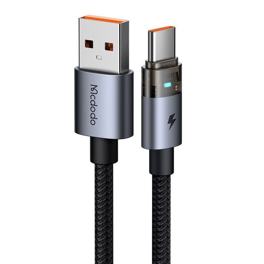 Data- och laddningskabel USB-A - USB-C McDodo CA-6890, 66W, 1.2m, Svart