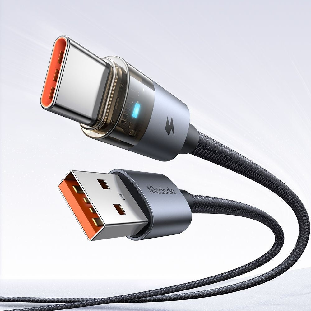 Data- och laddningskabel USB-A - USB-C McDodo CA-6890, 66W, 1.2m, Svart