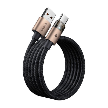 Data- och laddningskabel USB-A - USB-C McDodo CA-6891, 66W, 1.2m, Guld