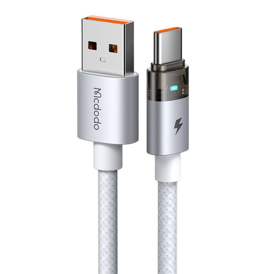 Data- och laddningskabel USB-A - USB-C McDodo CA-6892, 66W, 1.2m, Vit