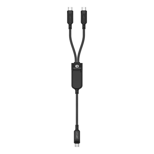 USB-C Data- och Laddningskabel - 2 x USB-C Acefast C5-11, 100W, 1.2m, Svart